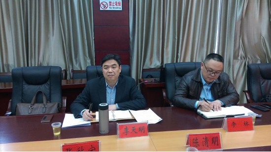 李天明深入县环保局调研指导工作